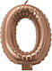 Procos Geburtstagskerze Nummer "0" in Rose Gold...