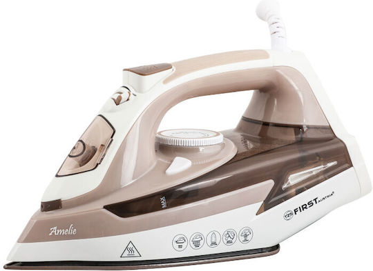 First Austria Σίδερο Ατμού 2300W με Κεραμική Πλάκα και Συνεχόμενη Παροχή 18gr/min