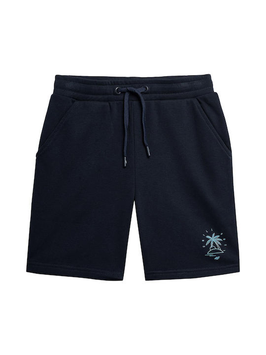 4F Kids Athletic Shorts/Bermuda Blue