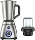 Hausberg Μπλέντερ με Πλαστική Κανάτα 1.5 lt 600W Inox HB7763