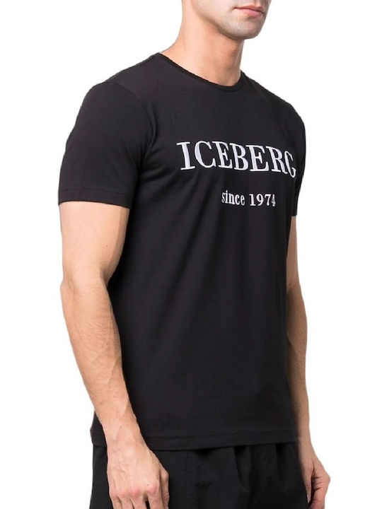 ICEBERG JERSEY T-SHIRT MEN'S SHIRT BLACK