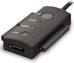 USB to IDE and SATA with OTB Function Μαύρο (50-gro-YPU121)