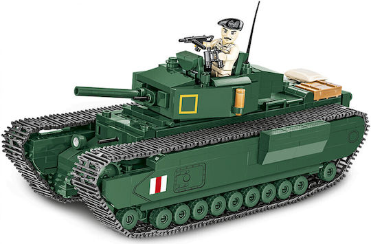 Cobi Building Blocks Company of Heroes - 3 Churchill Mk III for 9+ Years 654 Pieces