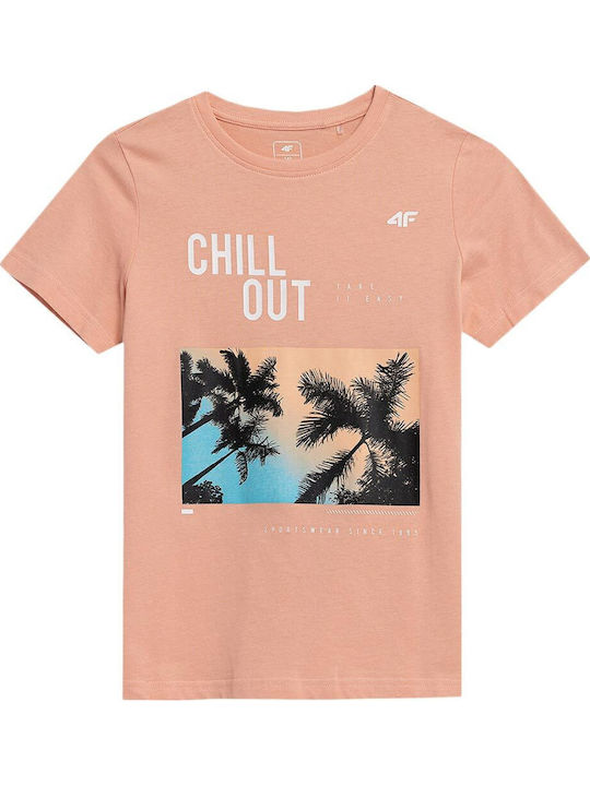 4F T-shirt Orange