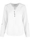 Volcano K-MOLI Women's shirt made of Lyocell - Off White