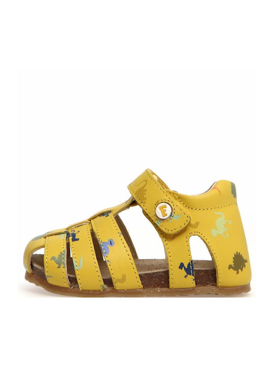 FALCOTTO ALBY 1500736910G04 CALF PR.DINOSAURS YELLOW