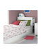 Dimcol Sheet Set Semi-double Cotton Unicorn 208 White / Pink 160x240cm 2pcs