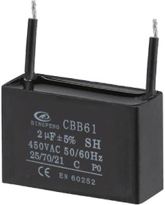 Polypropylene Capacitor 2uF 450V 03.006.0210