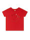Kinder-T-Shirt Rot