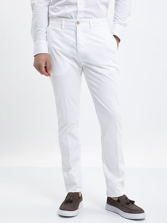 HARMONT & BLAINE Chinos Slim Fit Trousers White