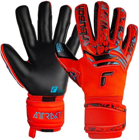 Reusch Attrakt Freegel Gold X Голмански ръкавици за Възрастни Червени