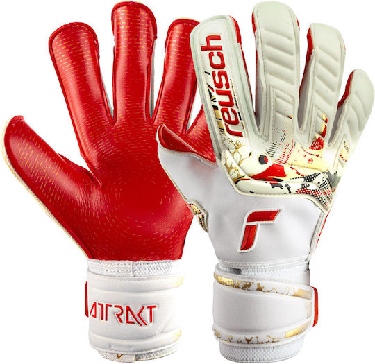 Reusch Attrakt Gold X Glueprint Torwarthandschuhe Erwachsene Goldene