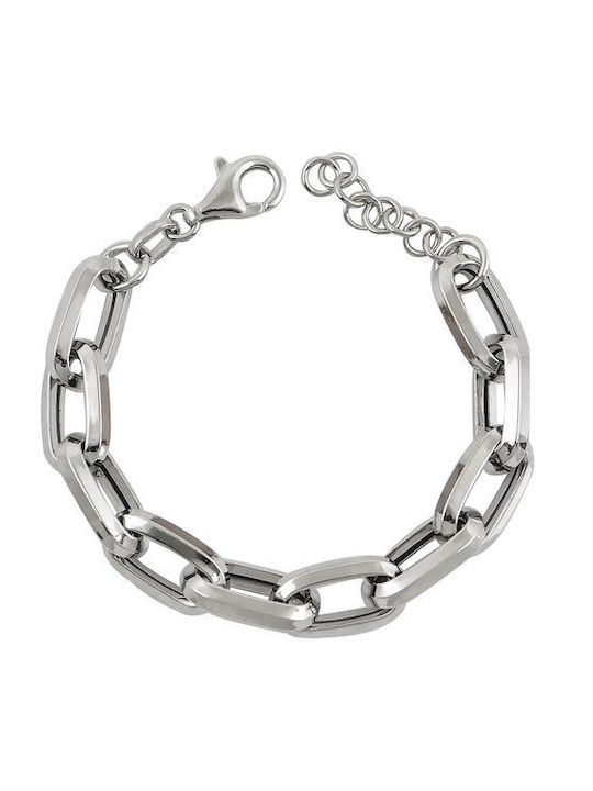 KIKI CORE Collection rhodium plated silver bracelet 925