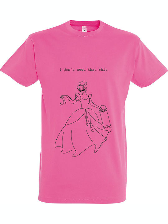 T-shirt Unisex " Cinderella Streatwear " Pink