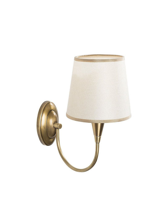 Opviq Elefant Vintage Gold Wall Lamp 28x28x16cm