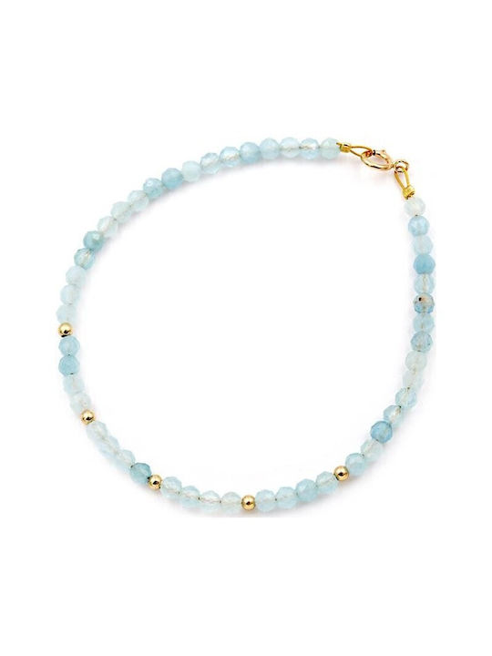 Bracelet with Aqua K14 110858 Pearls 110858 Pearls