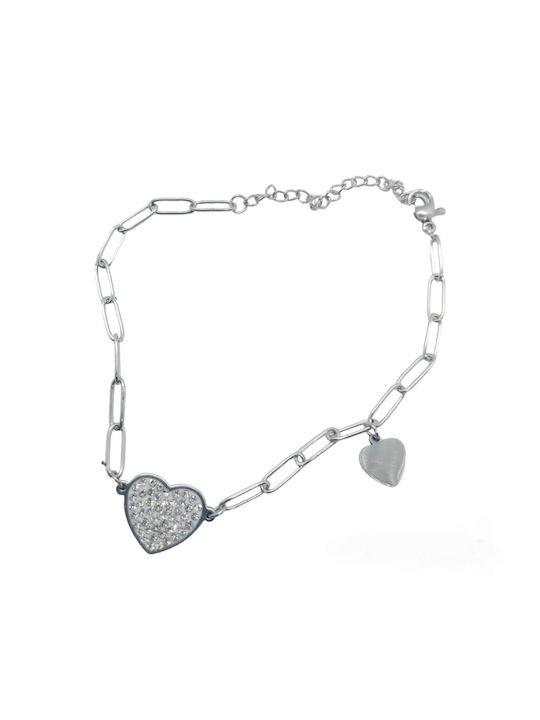 Women's Heart Bracelet Made of steel