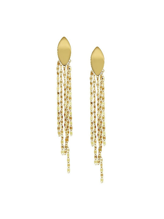 VITOPOULOS Earrings Yellow Gold Silver 925