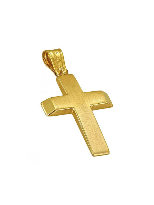 Gold cross ST25475G 9 Carat gold cross