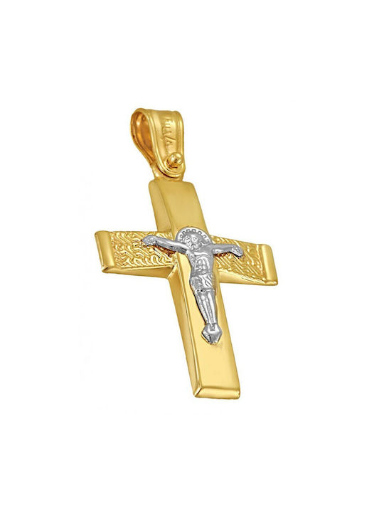 Gold Cross ST26756F 14 Carat gold cross