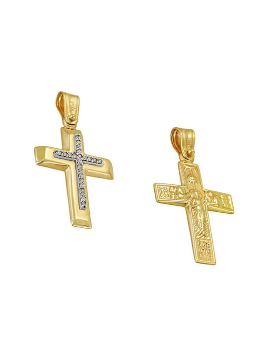 Kreuz aus 14 Karat Gold ST26931F Kreuz aus 14 Karat Gold