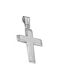 Cross in white gold ST26029F 14 Carat