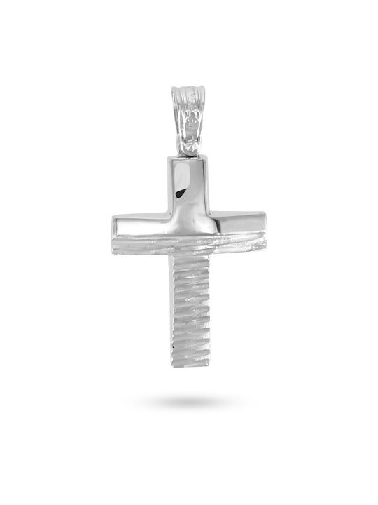 VITOPOULOS Cross White Gold K14