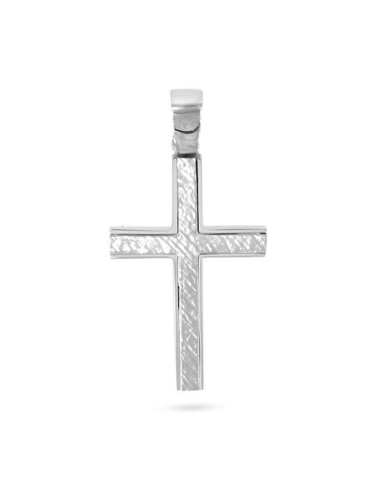 VITOPOULOS Cross White Gold K14