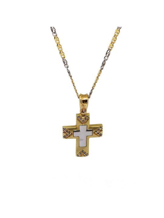 Kreuz der Taufe Gold 14 Karat