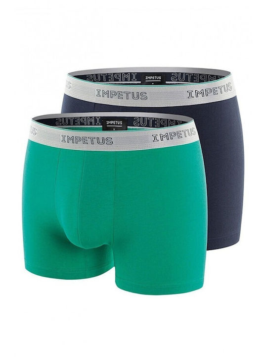 IMPETUS Herren-Boxershorts 2er-Pack, Farbe POLYCHROME