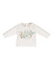 T-shirt with owl EMC BX1949 Girl