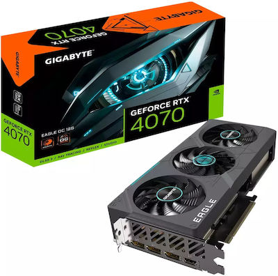 Gigabyte GeForce RTX 4070 12GB GDDR6X Eagle OC Κάρτα Γραφικών