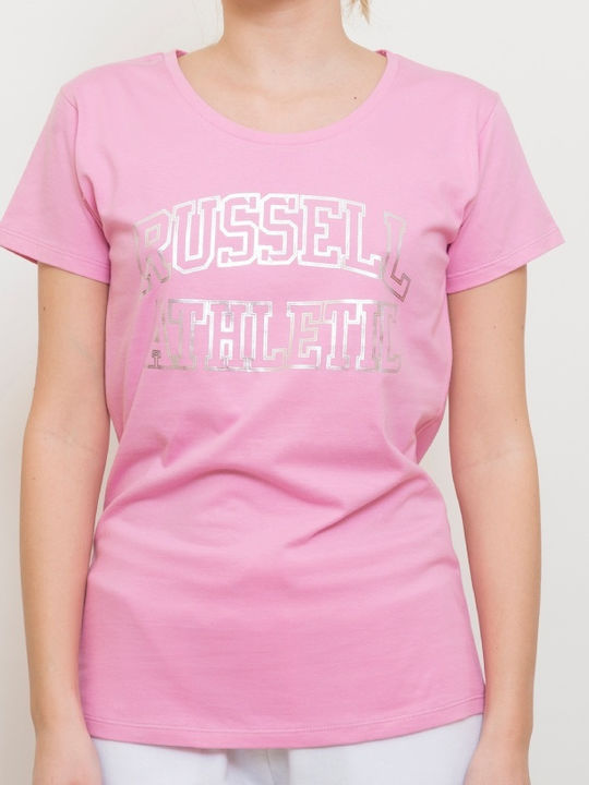 Russell Athletic Damen Sport T-Shirt Rosa