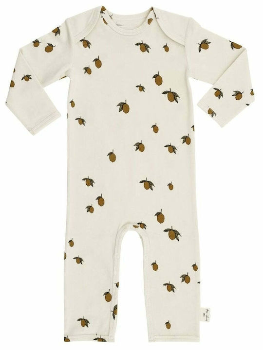 Organic cotton baby onesie 6M-18M Lemon Konges Slojd