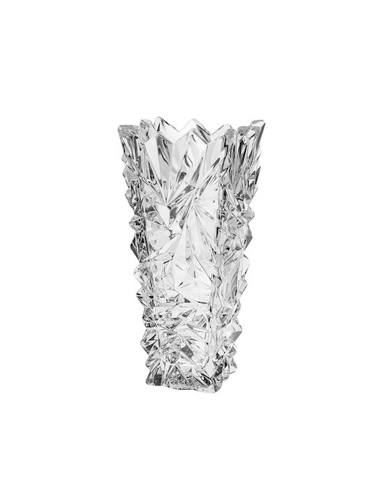 Bohemia Vază Decorativă Sticlă Glacier Transparent 30.5cm 1buc