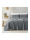 Borea Africa Set Pique Blanket Super King 230x245cm Gray