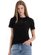 Replay Femeie Tricou Negru