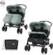 Lorelli Twin Adjustable Double Stroller Suitabl...