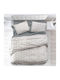 Makis Tselios Home Sheet Sets Single with Elastic 105x200+30cm. Term Grey 3pcs