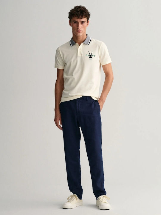 Gant Men\'s T-shirt Polo Cream 2062015-130