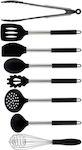 Edenberg Plastic Cooking Utensil Set Black 8pcs