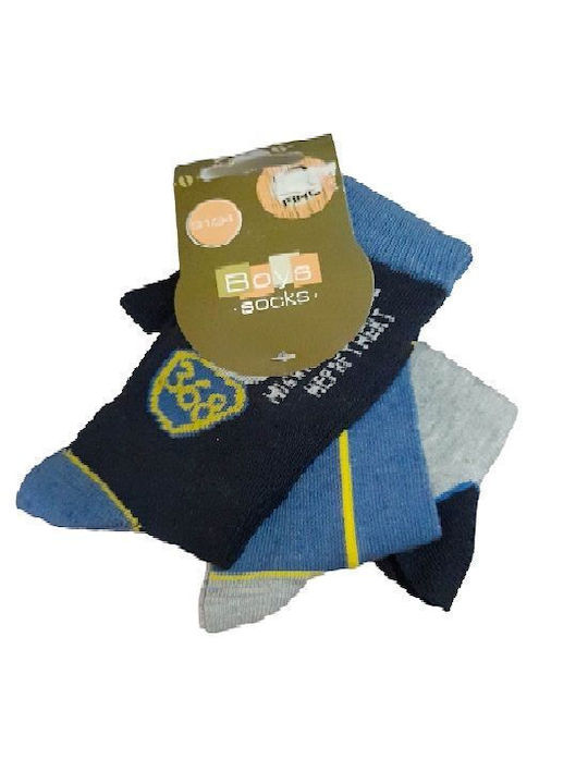 Socks No 39-41 set triple blue