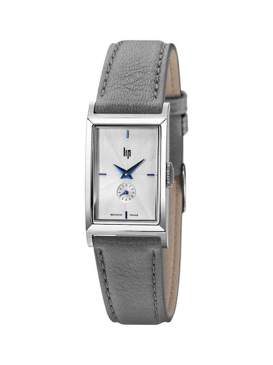 LIP Churchill T18 Grey Leather Strap