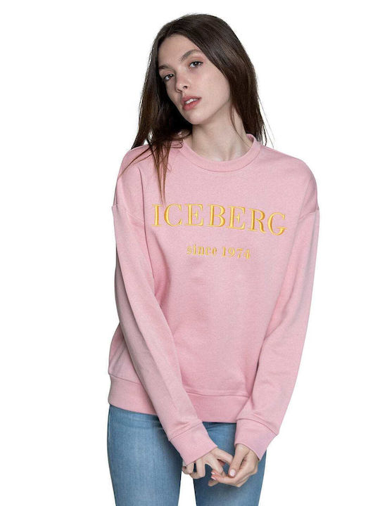 Iceberg Logo Sweatshirt Pink