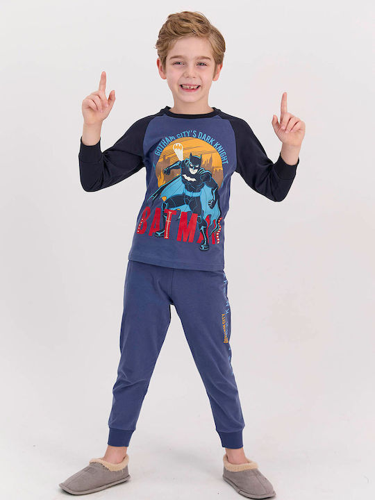 Pyjama für Kinder Batman Power L1419-Blau