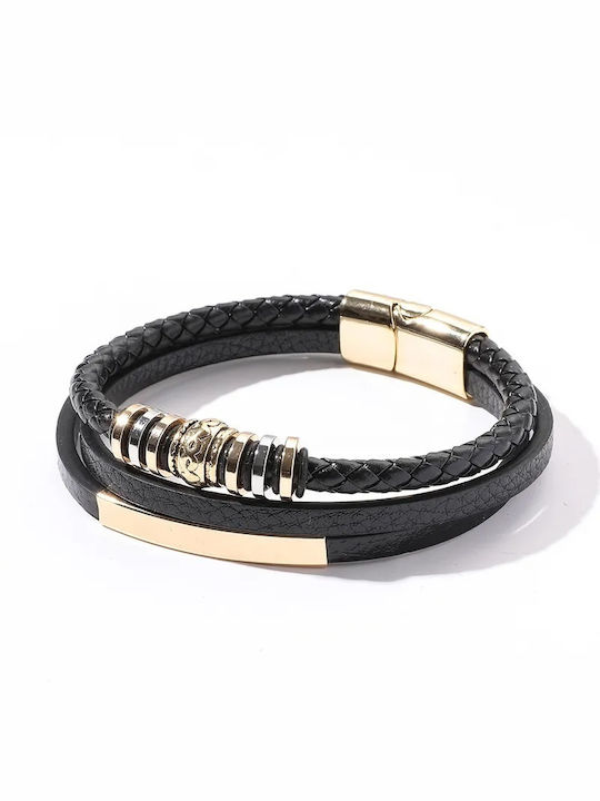 Multi-Layer Bracelet, made of synthetic leather.