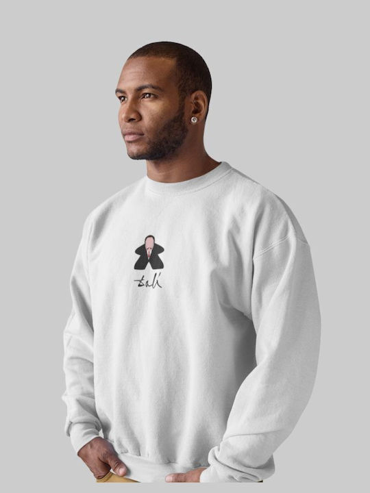 Dali Meeple Sweatshirt - WHITE