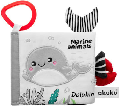 Akuku Activity Book Marine Animals Book made of Fabric