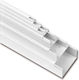 Viokar Kabelkanal mit gelochtem Ständer aus Kunststoff 100x40mm Weiß Set 2Stück