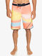 Quiksilver Surfsilk New Wave 20 Men's Swimwear Shorts Multicolour with Patterns